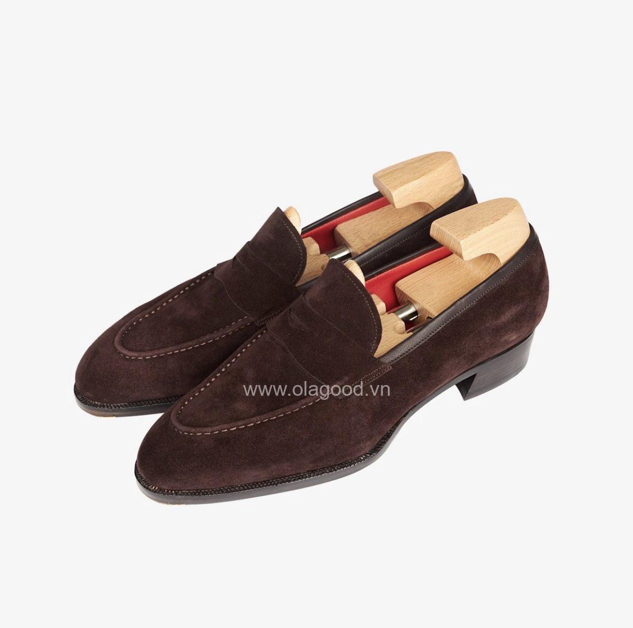 Giày Penny Loafer Suede - PLS017B