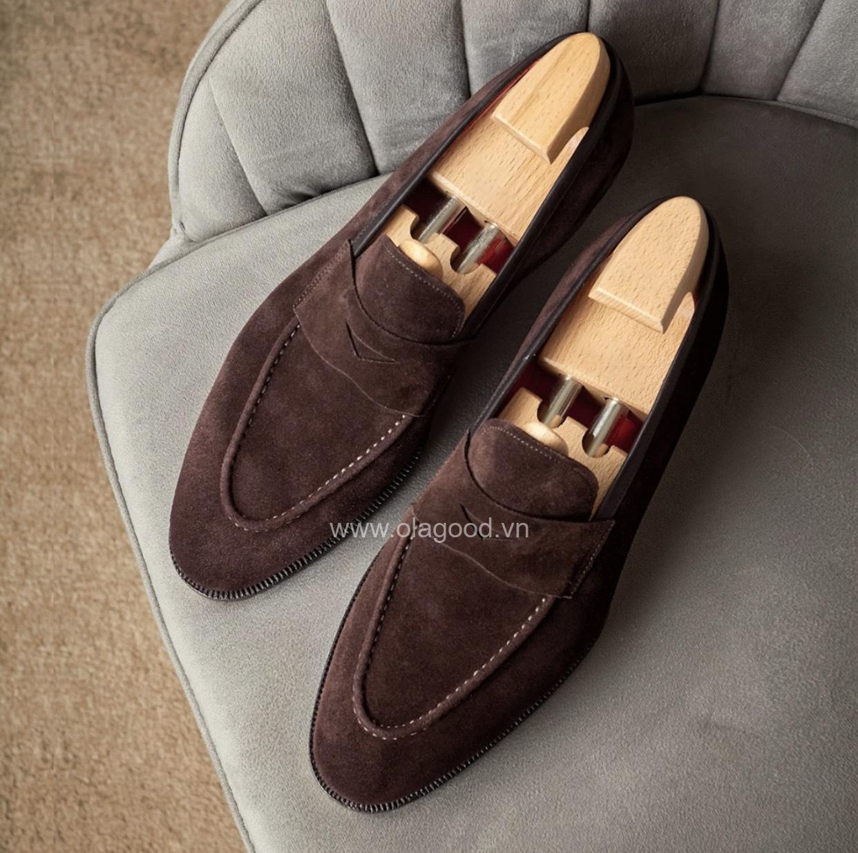 Giày Penny Loafer Suede - PLS017B - Hình ảnh 6