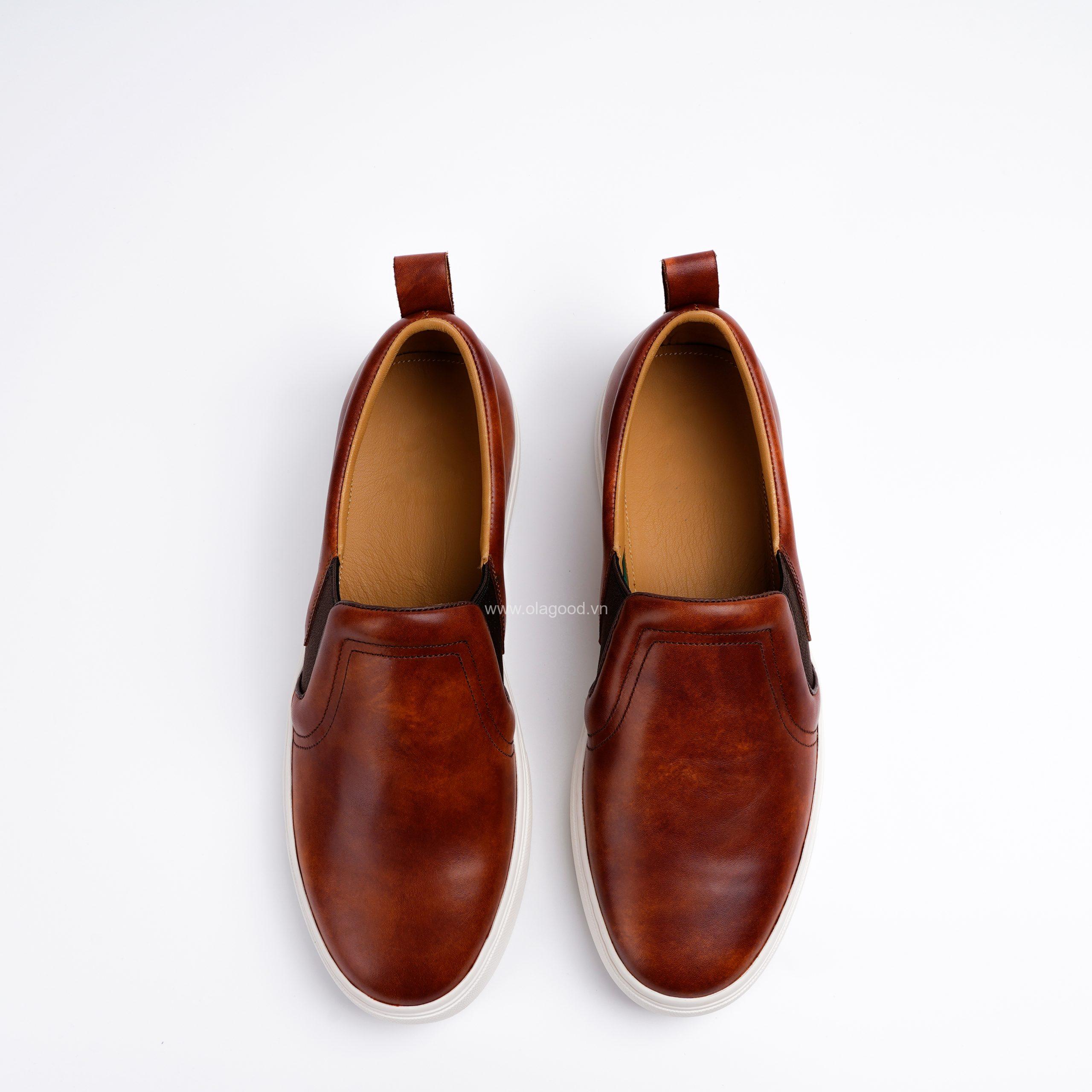 Giày  slip on sneaker nam - OSO0123B - Hình ảnh 2