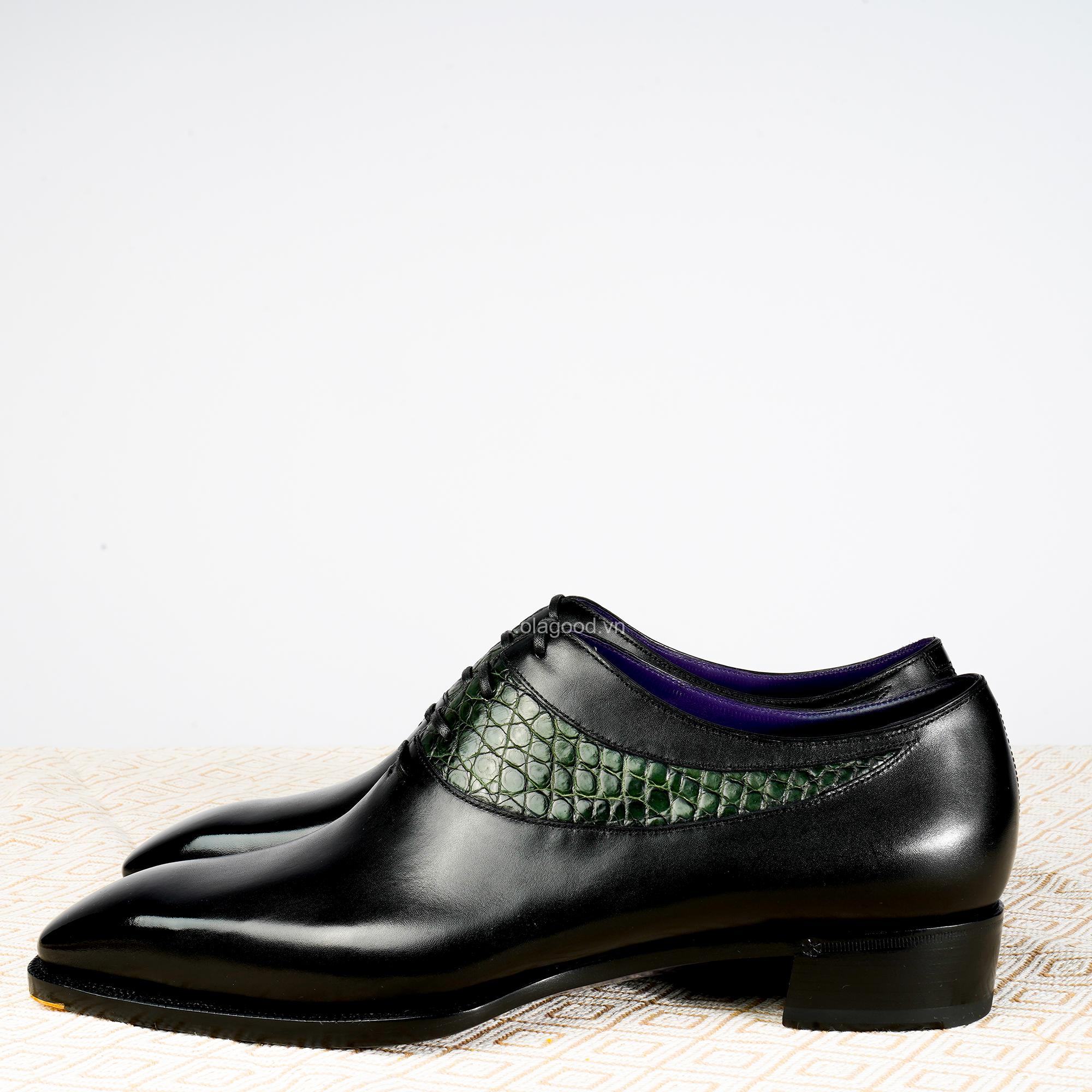 Giày wholecut oxford mix crocodile - WOC018B - Hình ảnh 12