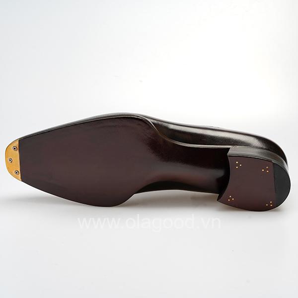 Giày wholecut oxford mix crocodile - WOC018B - Hình ảnh 5