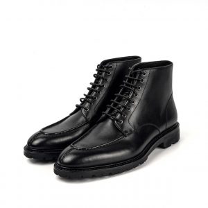 Giày Black Lace Boots - LB018B