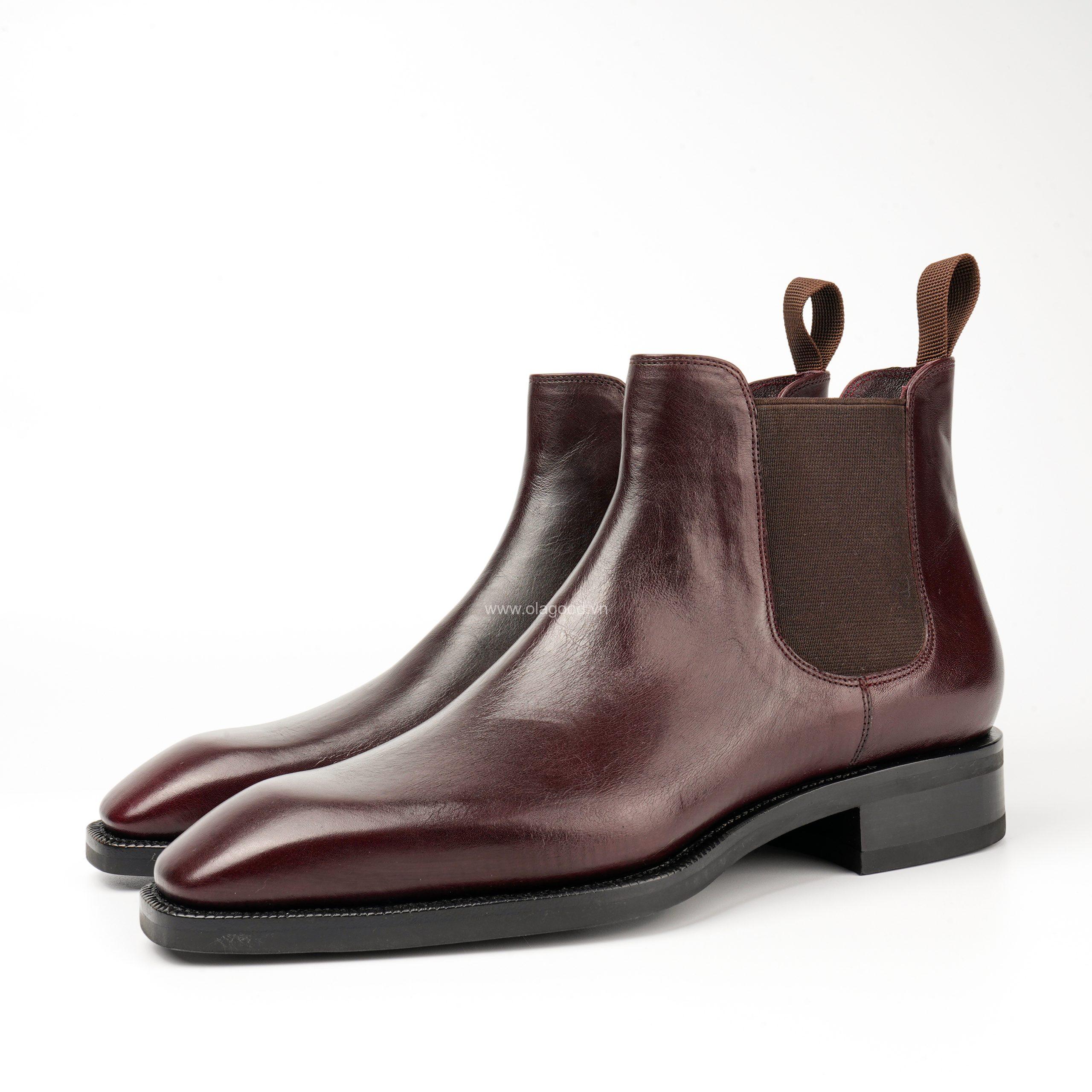 Giày chelsea boots da kangaroo - CB011K