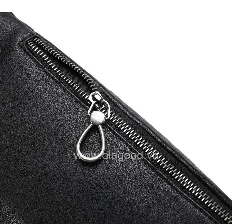 Túi đeo thắt lưng bao tử da bò - BT011B - Hình ảnh 8