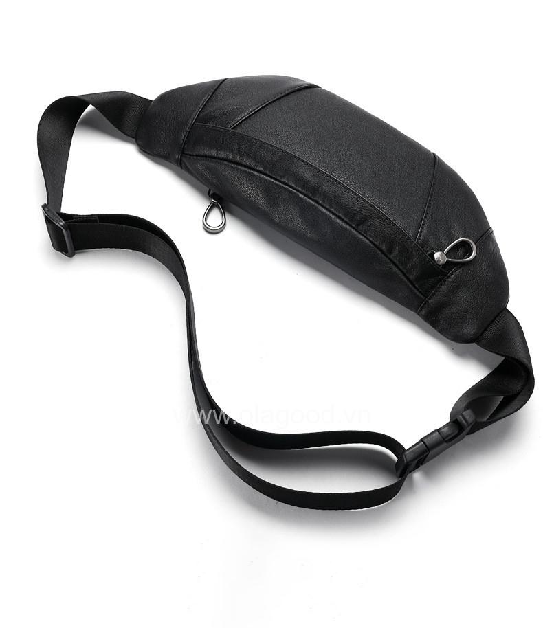 Túi đeo thắt lưng bao tử da bò - BT011B - Hình ảnh 10