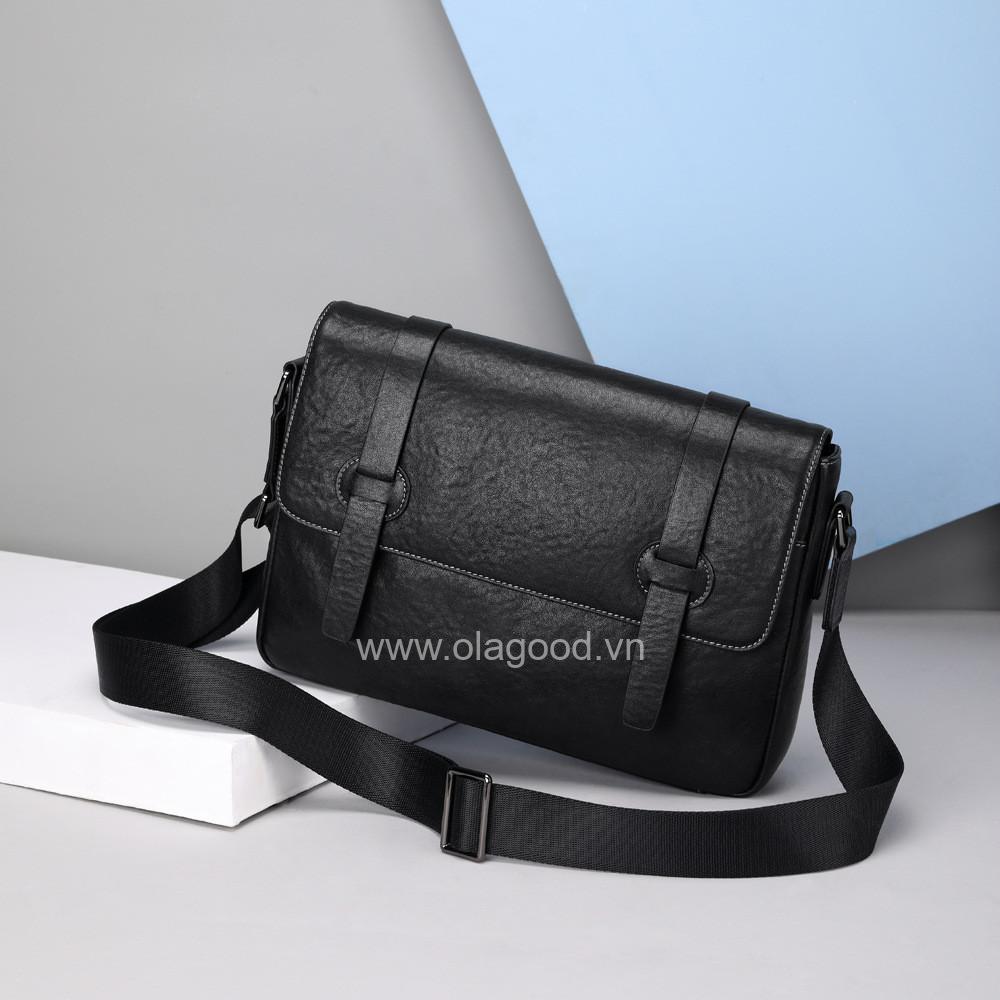 Túi đeo vai nam da bò - DV012B - Hình ảnh 6