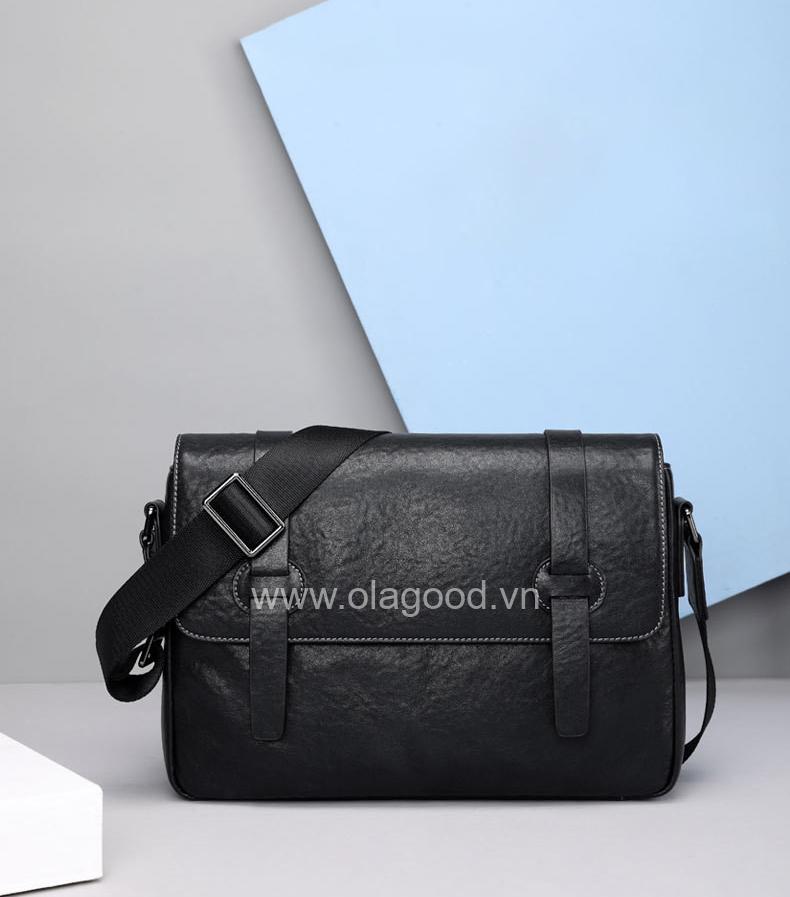 Túi đeo vai nam da bò - DV012B - Hình ảnh 7