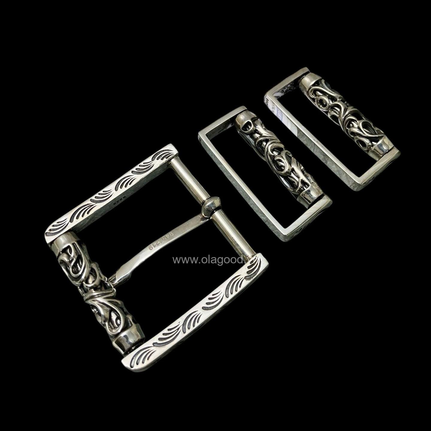 Đầu khóa dây lưng bạc ý 925 - KB0167 - Hình ảnh 6