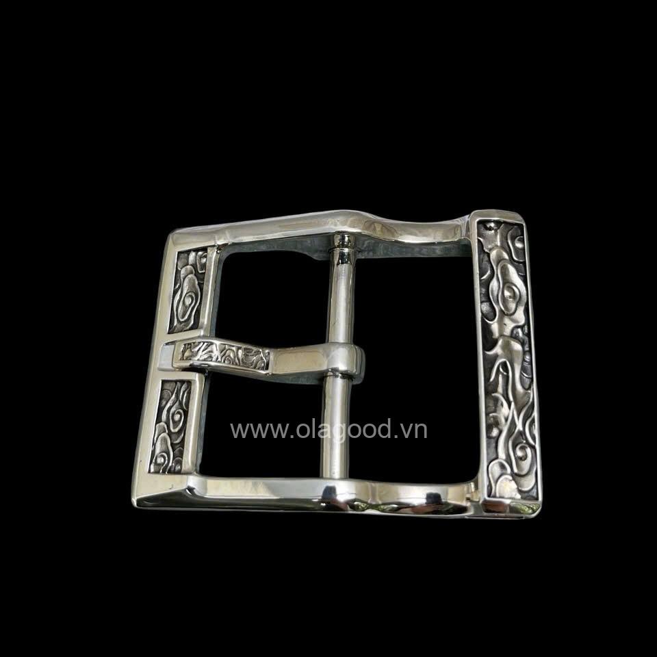 Đầu khóa thắt lưng bạc ý 925 - KB0166