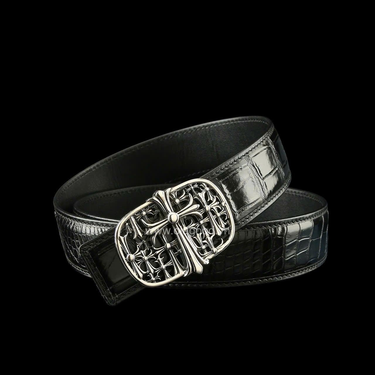 Thắt lưng cá sấu - Khóa bạc Ý S925 - Hình ảnh 5