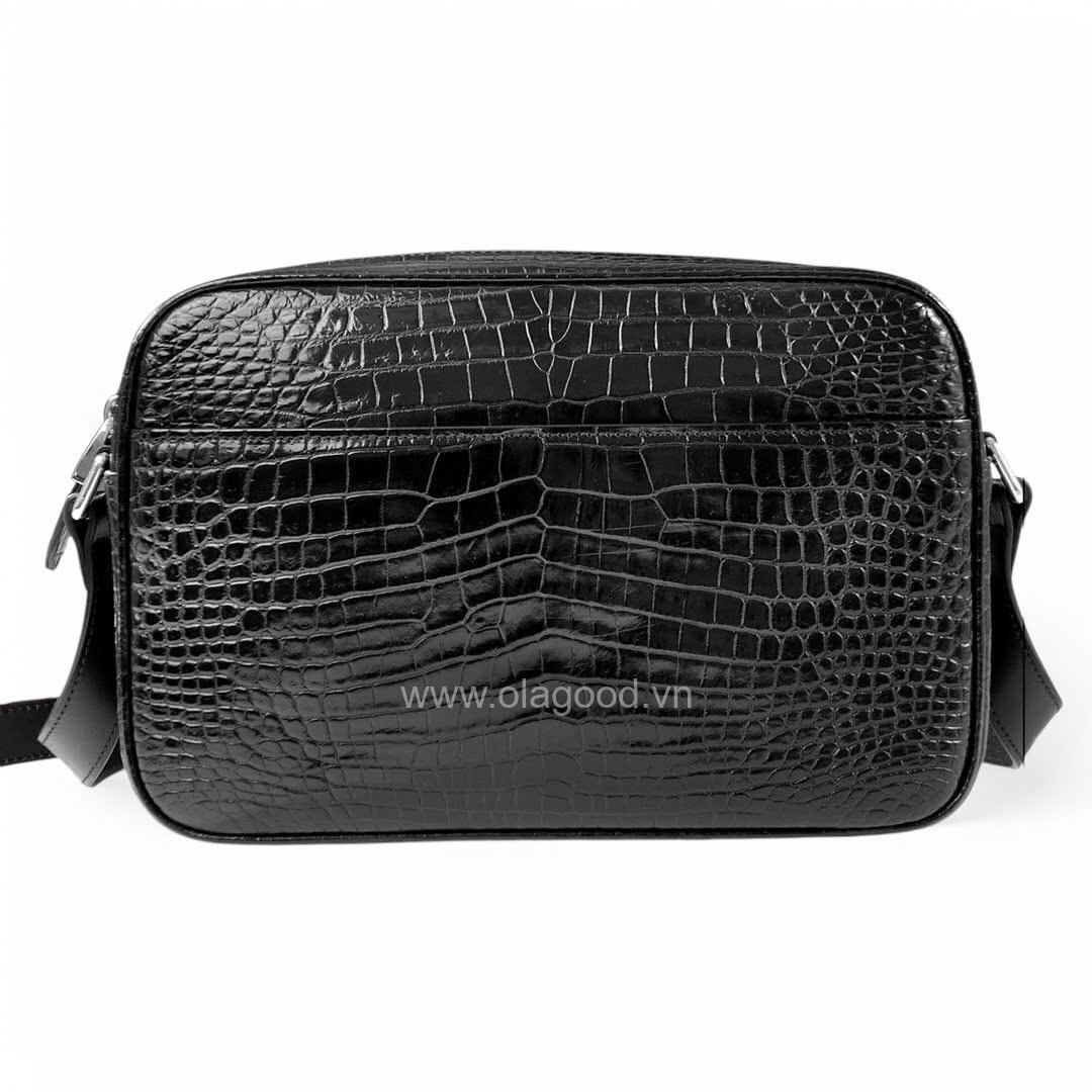 Clutch cầm tay da cá sấu nam - CL012S