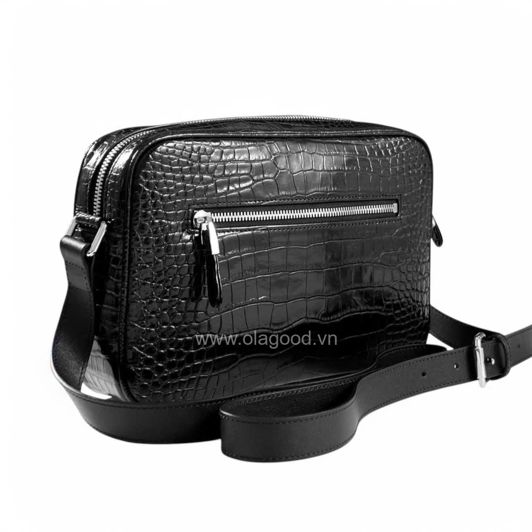 Clutch cầm tay da cá sấu nam - CL012S - Hình ảnh 4