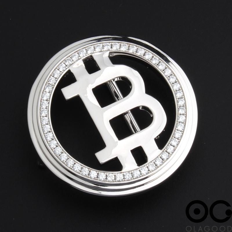 Đầu khóa thắt lưng Bitcoin bạc ý 925 - KB0182 - Hình ảnh 8