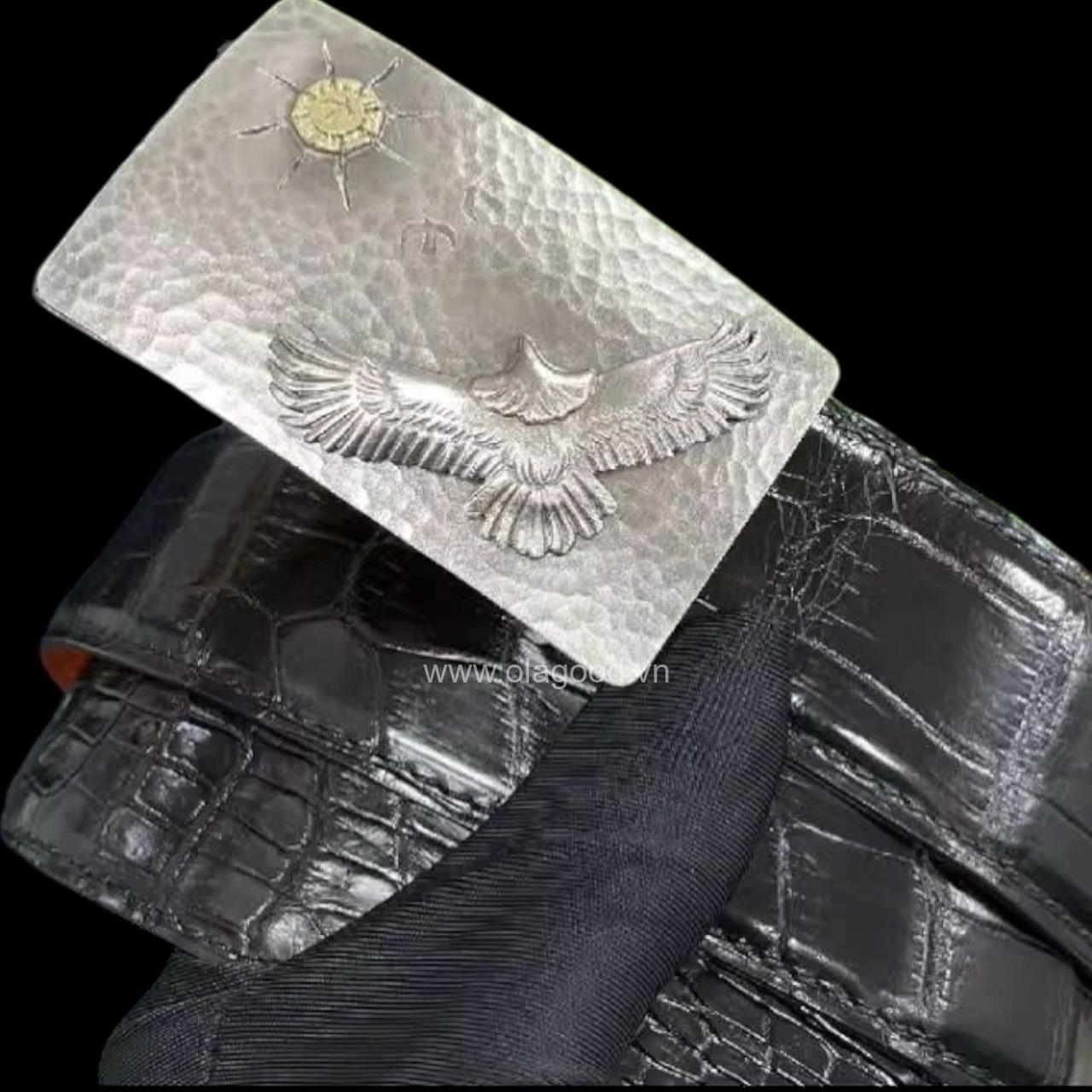 Đầu khóa thắt lưng bạc ý 925 - KB0169 - Hình ảnh 6