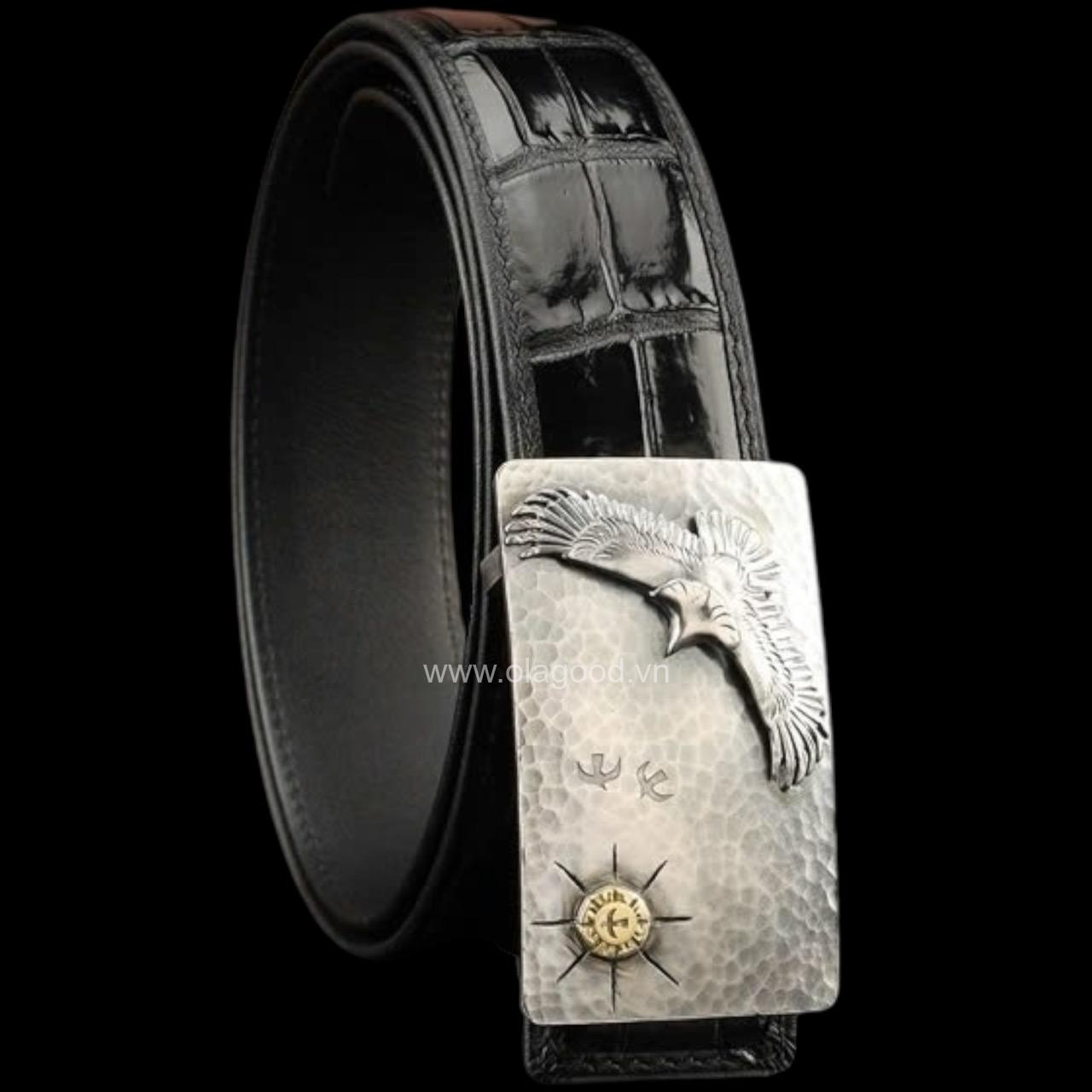 Đầu khóa thắt lưng bạc ý 925 - KB0169 - Hình ảnh 5