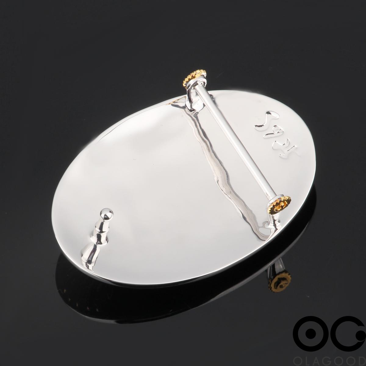 Khóa thắt lưng hình đại bàng bạc ý 925 - KB0178 - Hình ảnh 6