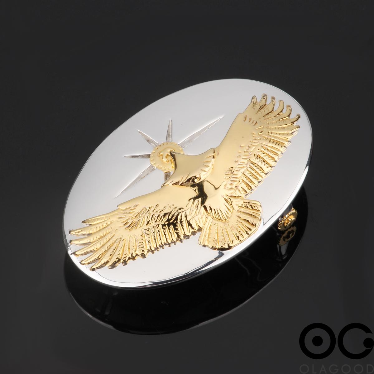 Khóa thắt lưng hình đại bàng bạc ý 925 - KB0178 - Hình ảnh 2