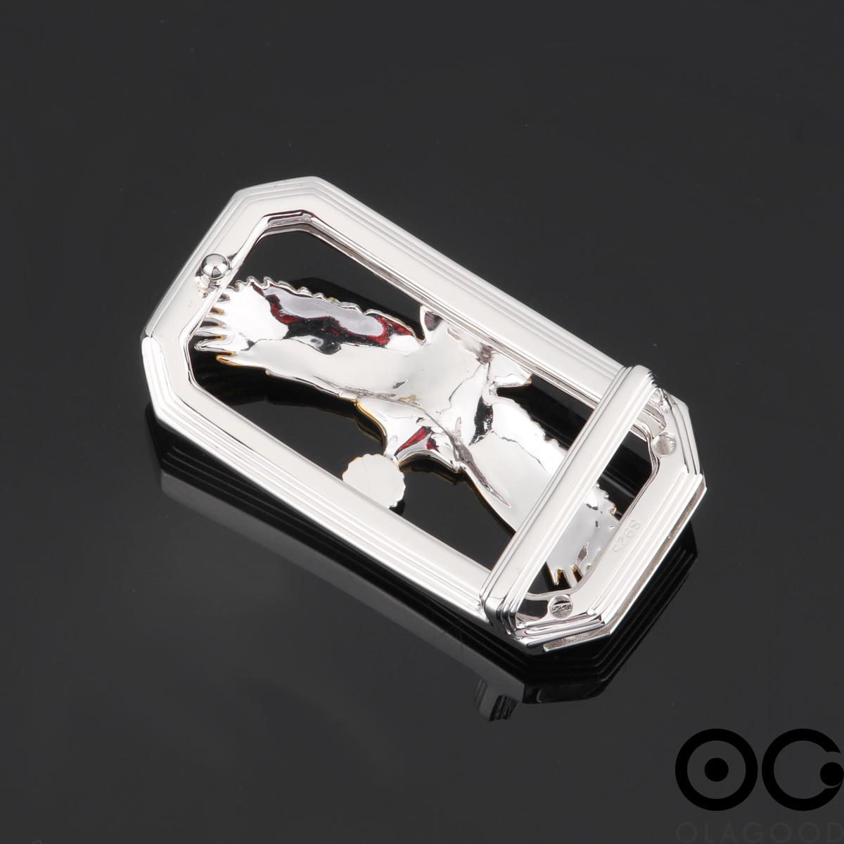 Khóa thắt lưng hình đại bàng bạc ý 925 - KB0179 - Hình ảnh 7