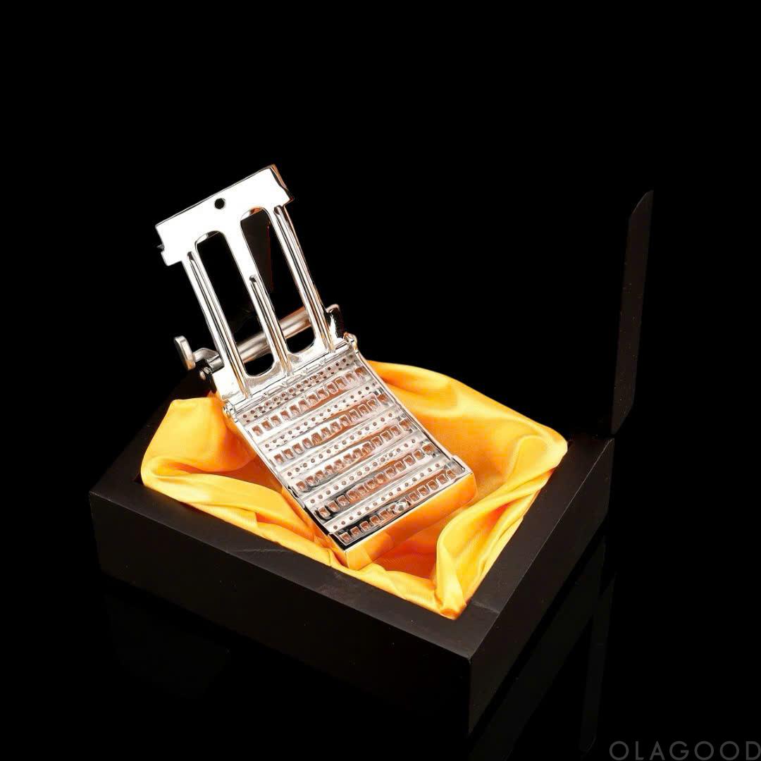 Đầu khóa bạc ý 925 đính đá zircon - KB0175 - Hình ảnh 4