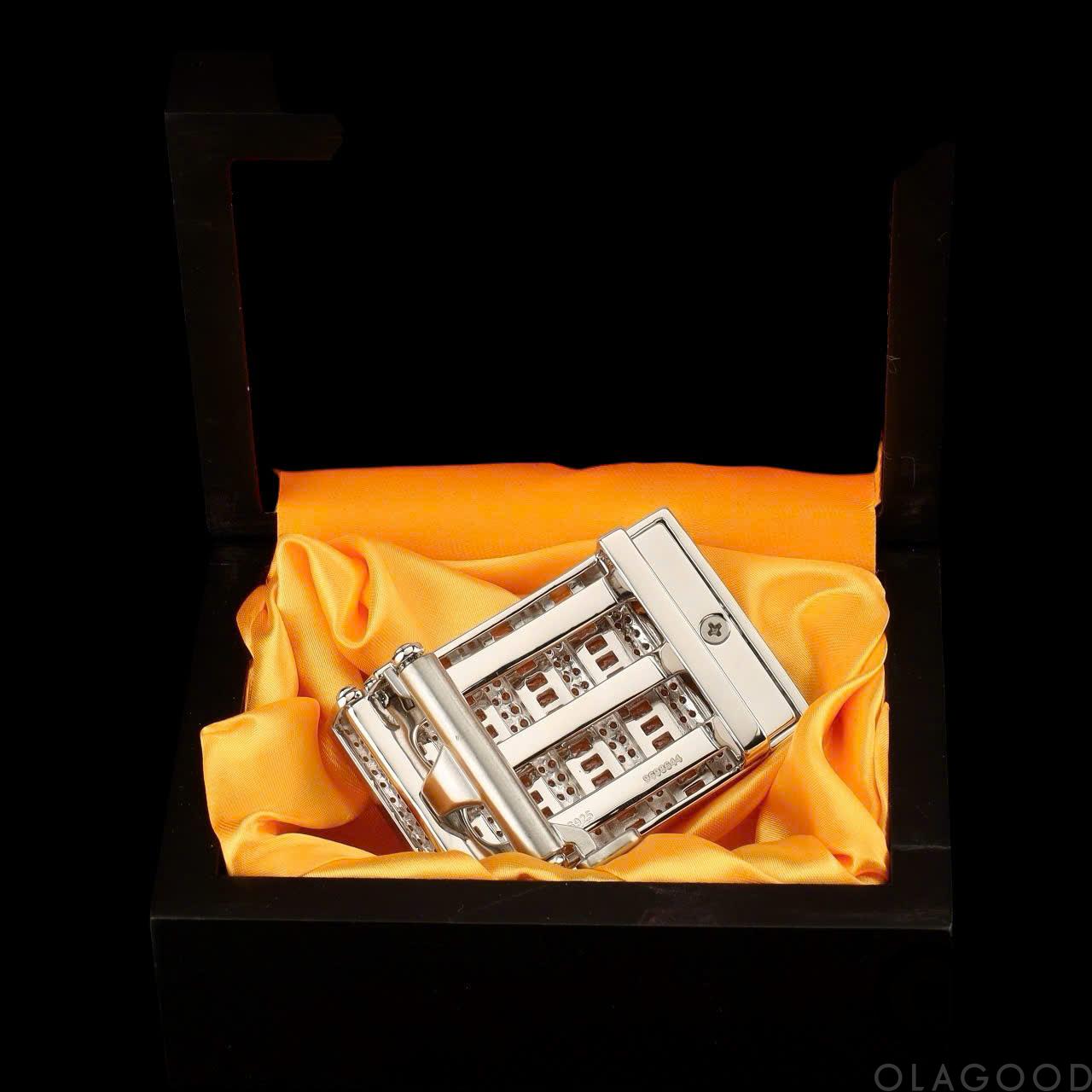 Đầu khóa bạc ý 925 đính đá zircon - KB0175 - Hình ảnh 3