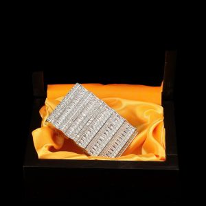 Đầu khóa bạc ý 925 đính đá zircon - KB0175