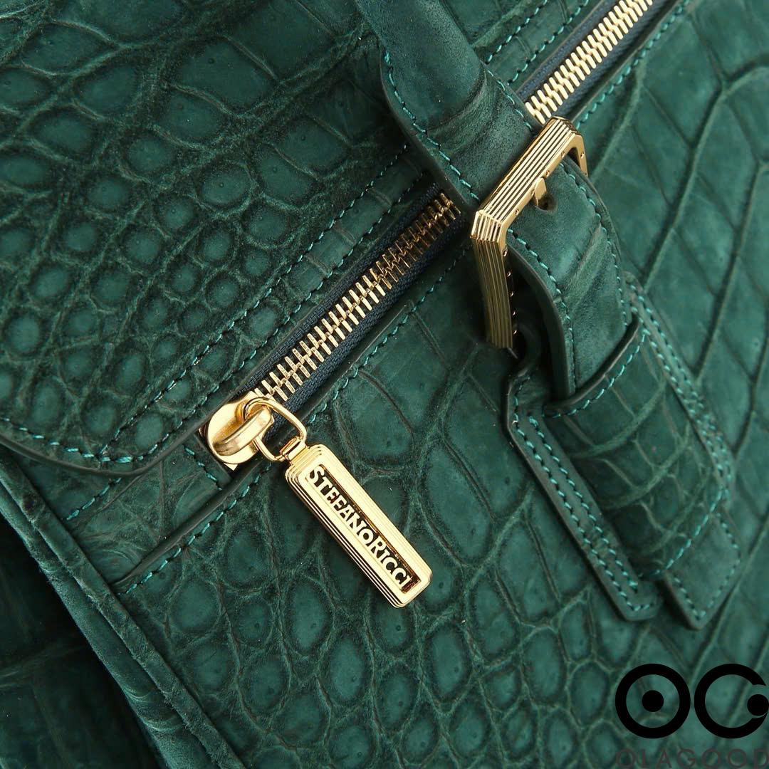 Cặp công sở da cá sấu nile nubuck - CLT0126SN - Hình ảnh 7
