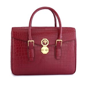 Cặp laptop công sở da cá sấu nile - CLT0132S