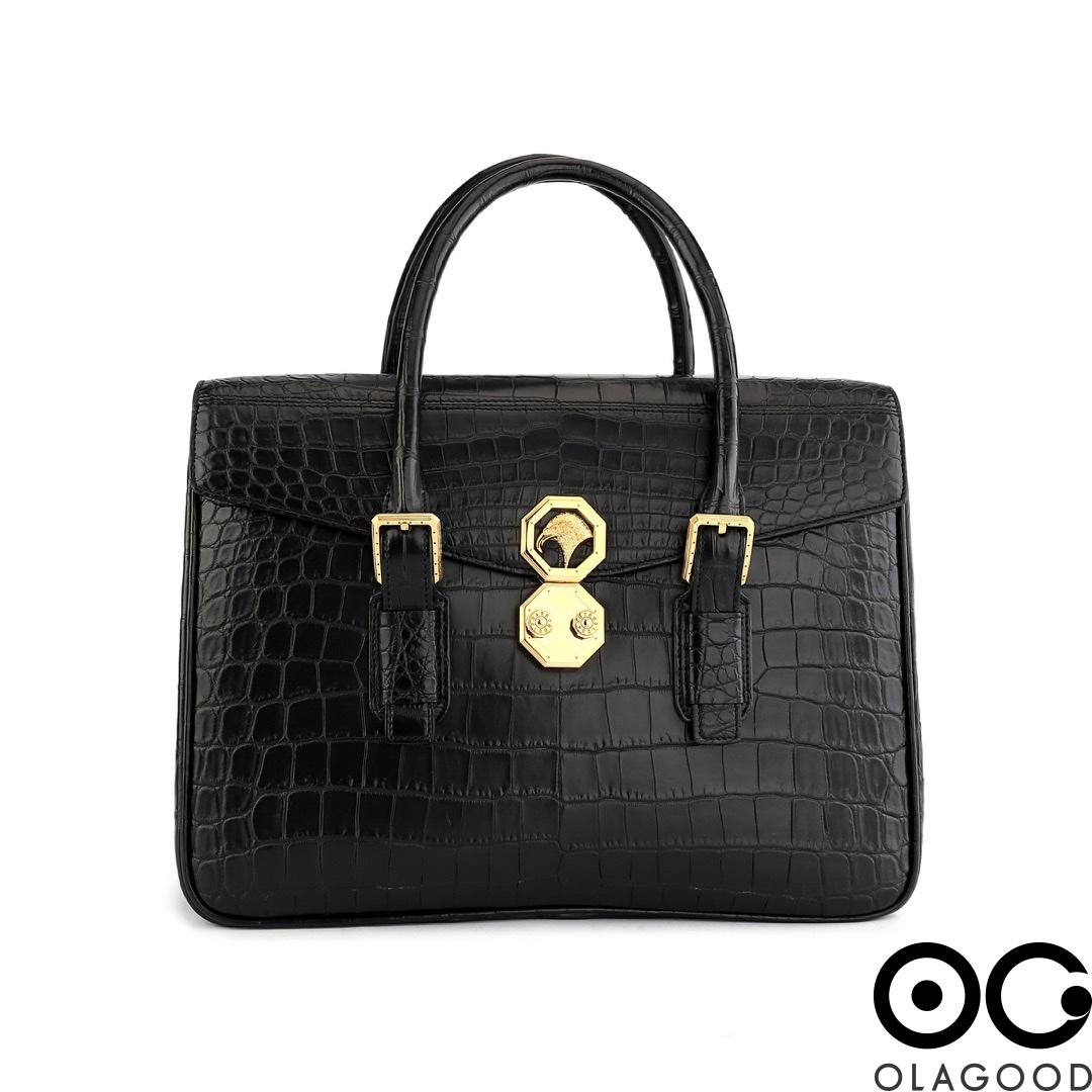 Cặp laptop công sở da cá sấu nile - CLT0132S - Hình ảnh 5