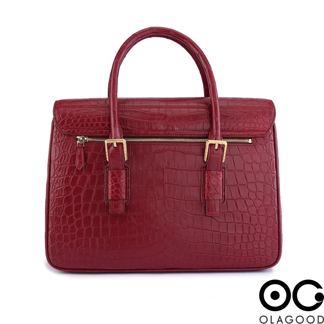 Cặp laptop công sở da cá sấu nile - CLT0132S - Hình ảnh 7