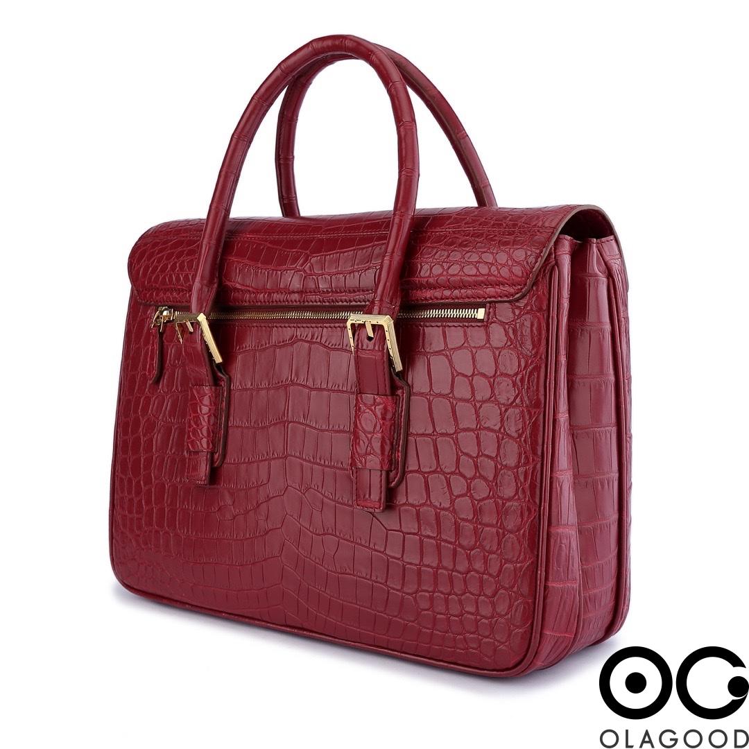 Cặp laptop công sở da cá sấu nile - CLT0132S - Hình ảnh 8