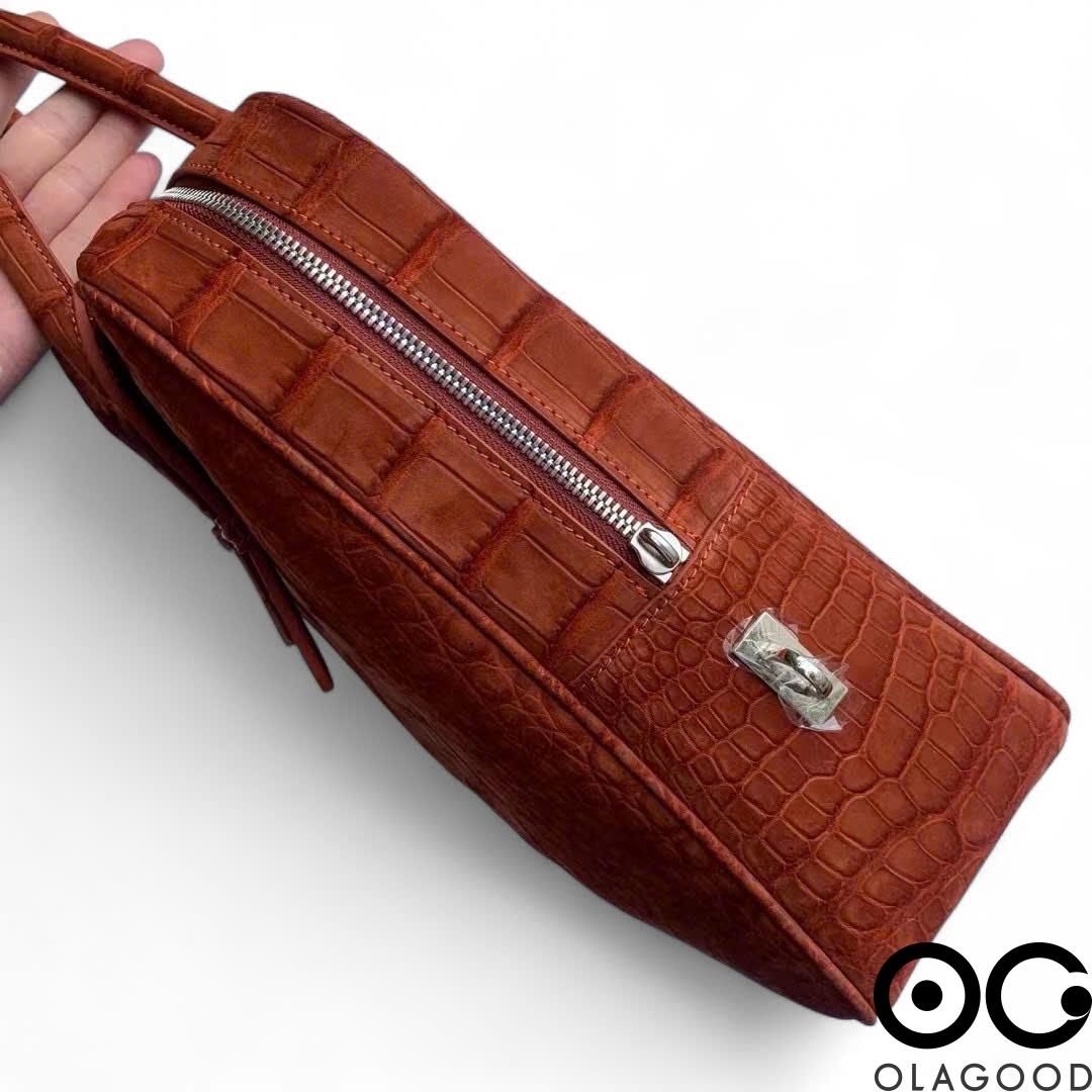 Cặp laptop công sở da cá sấu nile nubuck - CLT0123SN - Hình ảnh 9