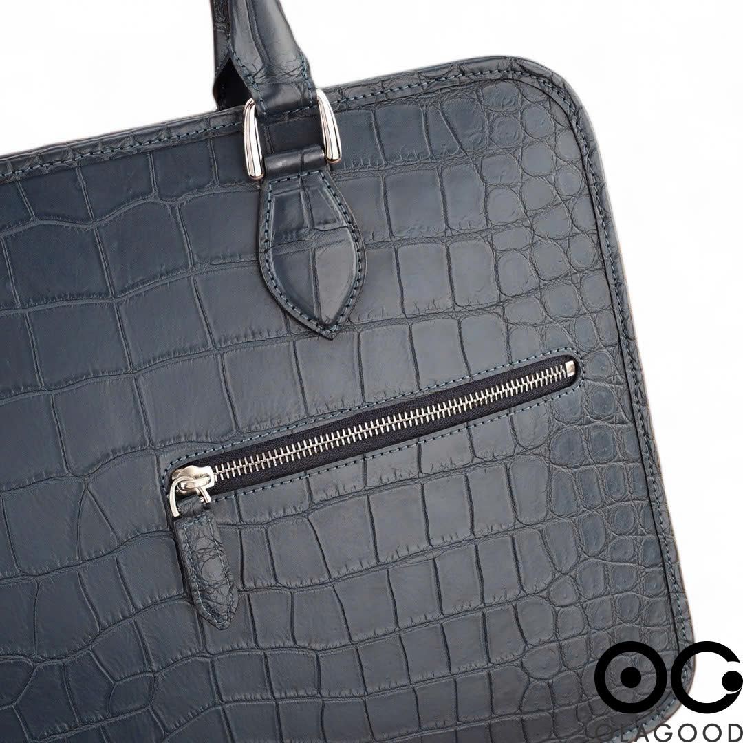 Cặp laptop da cá sấu nile - CLP0125S - Hình ảnh 6