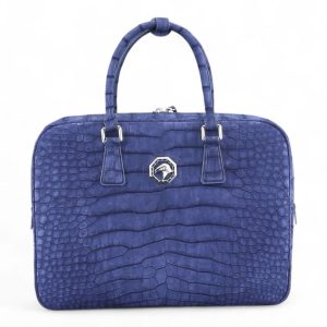 Cặp laptop da cá sấu nile nubuck - CLT0127SN