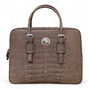 Cặp laptop nam cá sấu mỹ nubuck - CLT0131SN