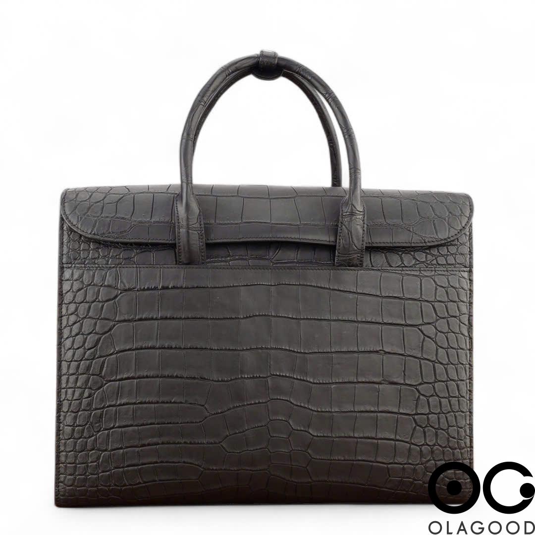 Cặp laptop nam da cá sấu nile - CLT0130S