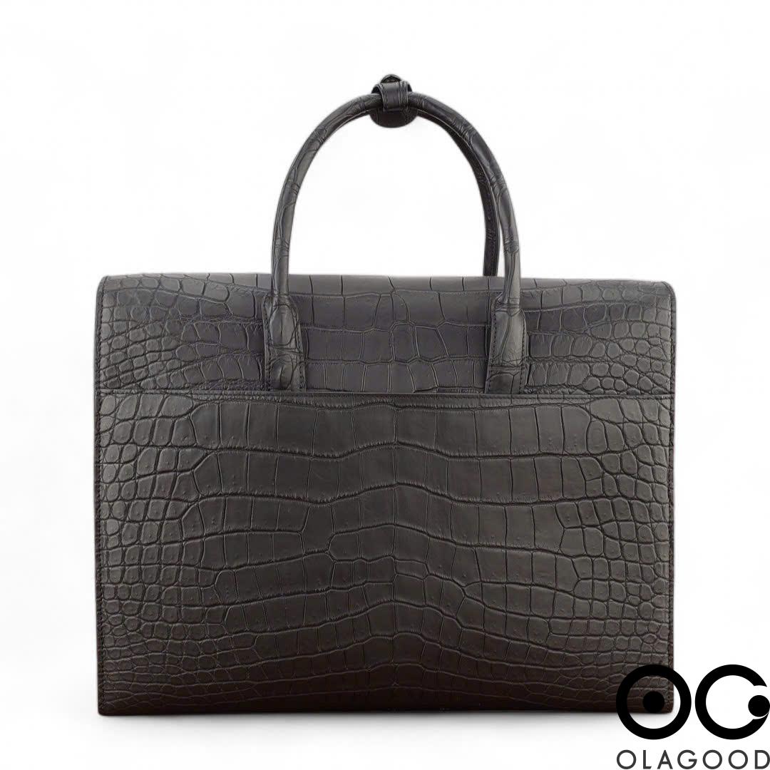 Cặp laptop nam da cá sấu nile - CLT0130S - Hình ảnh 3