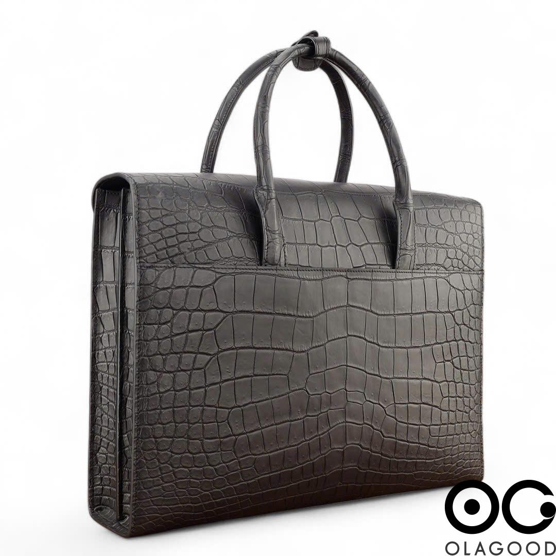 Cặp laptop nam da cá sấu nile - CLT0130S - Hình ảnh 5