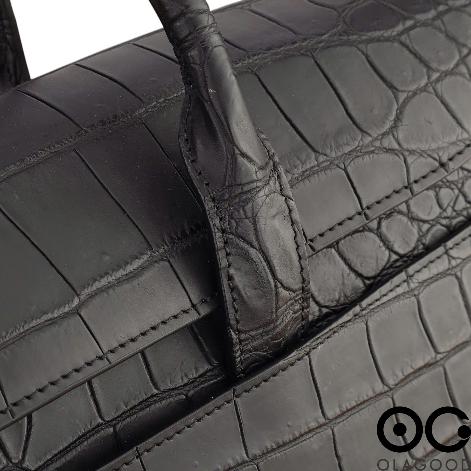 Cặp laptop nam da cá sấu nile - CLT0130S - Hình ảnh 6