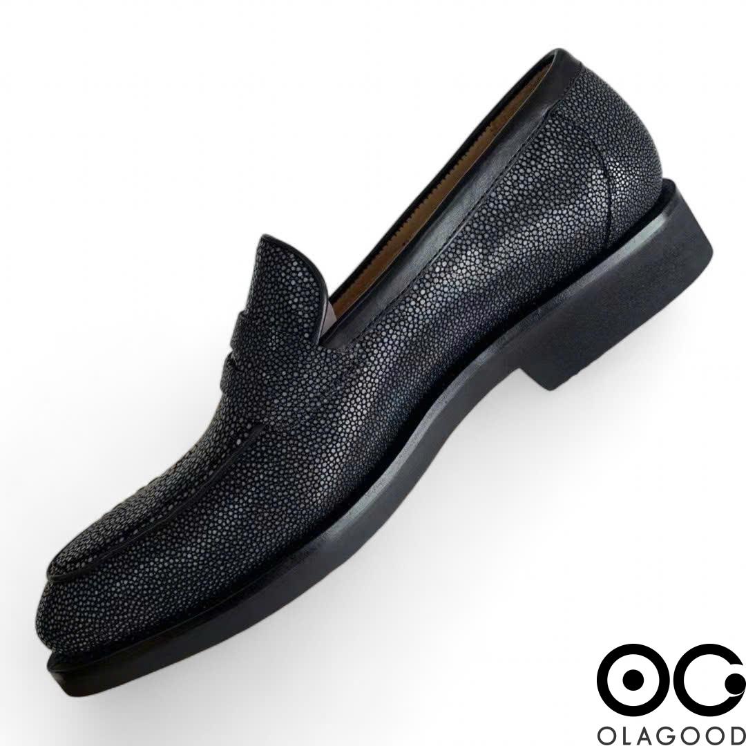 Giày loafer penny da cá đuối - GLP013D - Hình ảnh 4