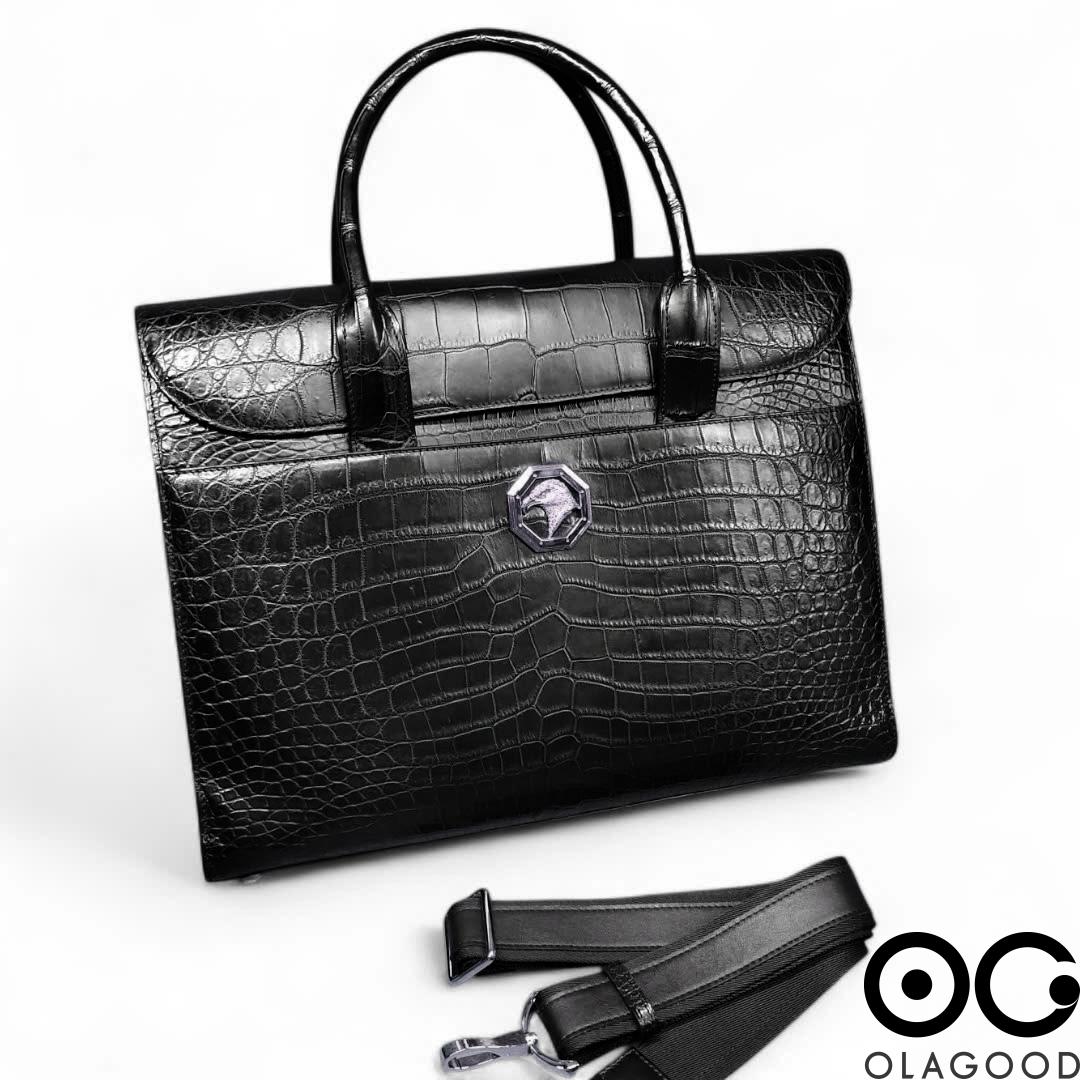 Túi xách công sở da cá sấu nile - CLT0134S - Hình ảnh 4
