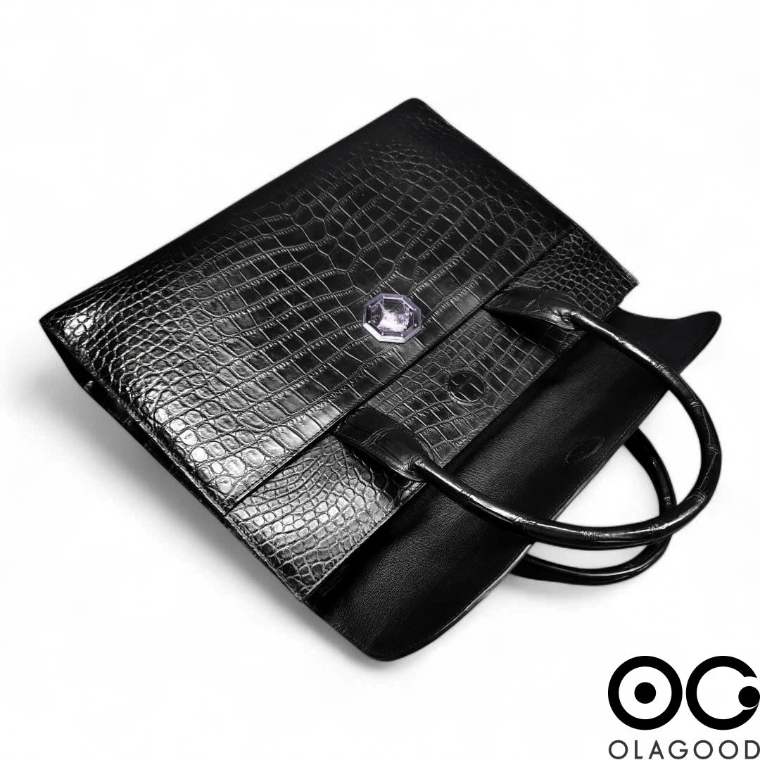 Túi xách công sở da cá sấu nile - CLT0134S - Hình ảnh 6