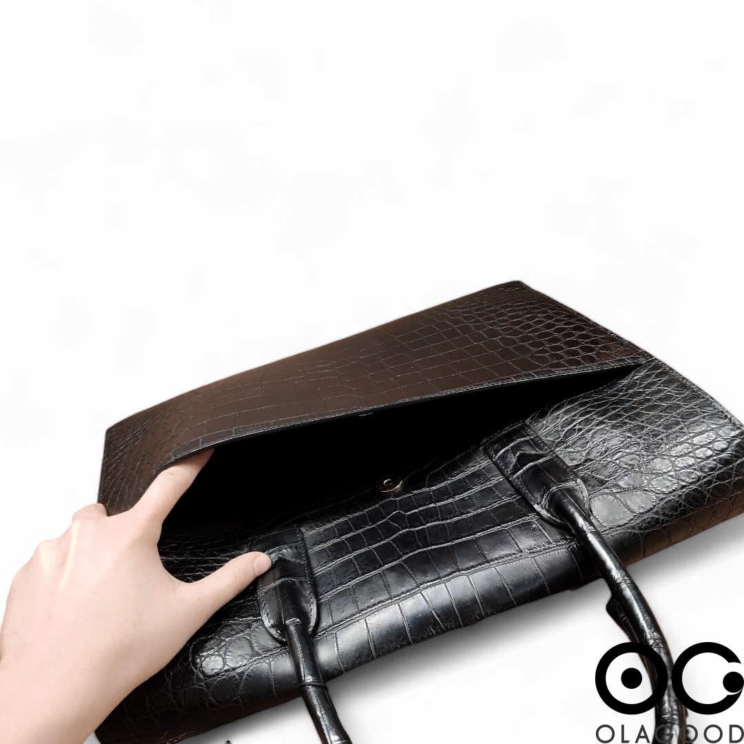 Túi xách công sở da cá sấu nile - CLT0134S - Hình ảnh 7