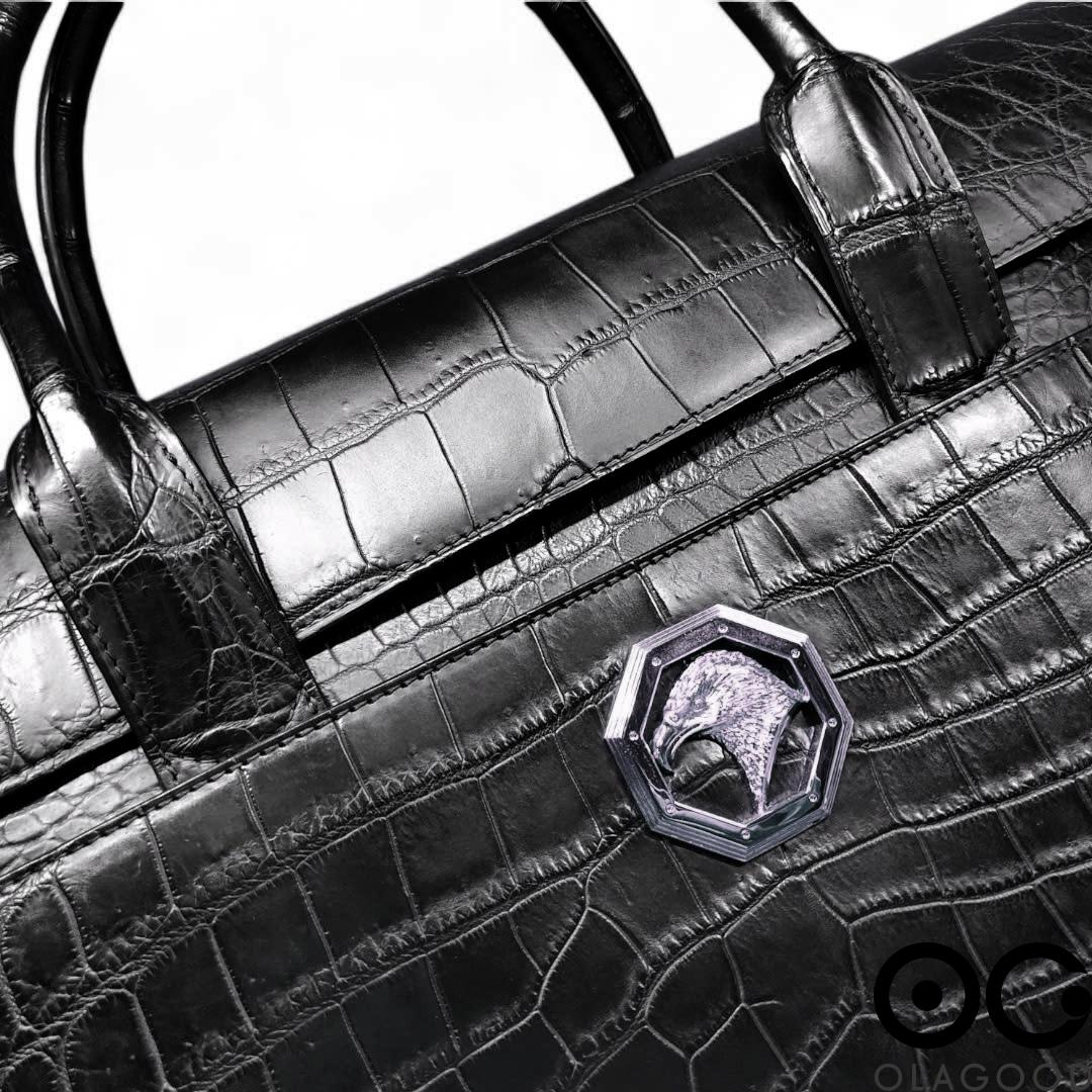 Túi xách công sở da cá sấu nile - CLT0134S - Hình ảnh 8