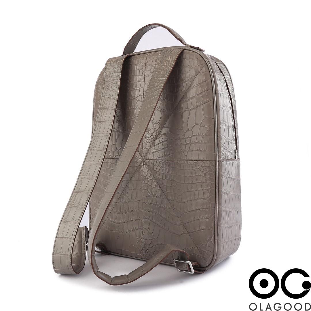 Balo nam da cá sấu nile nhập khẩu - BLN017S - Hình ảnh 3