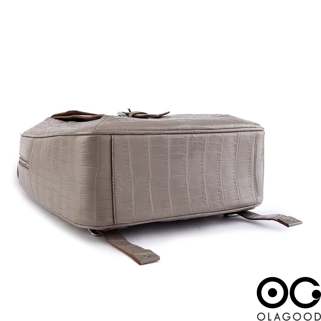 Balo nam da cá sấu nile nhập khẩu - BLN017S - Hình ảnh 5