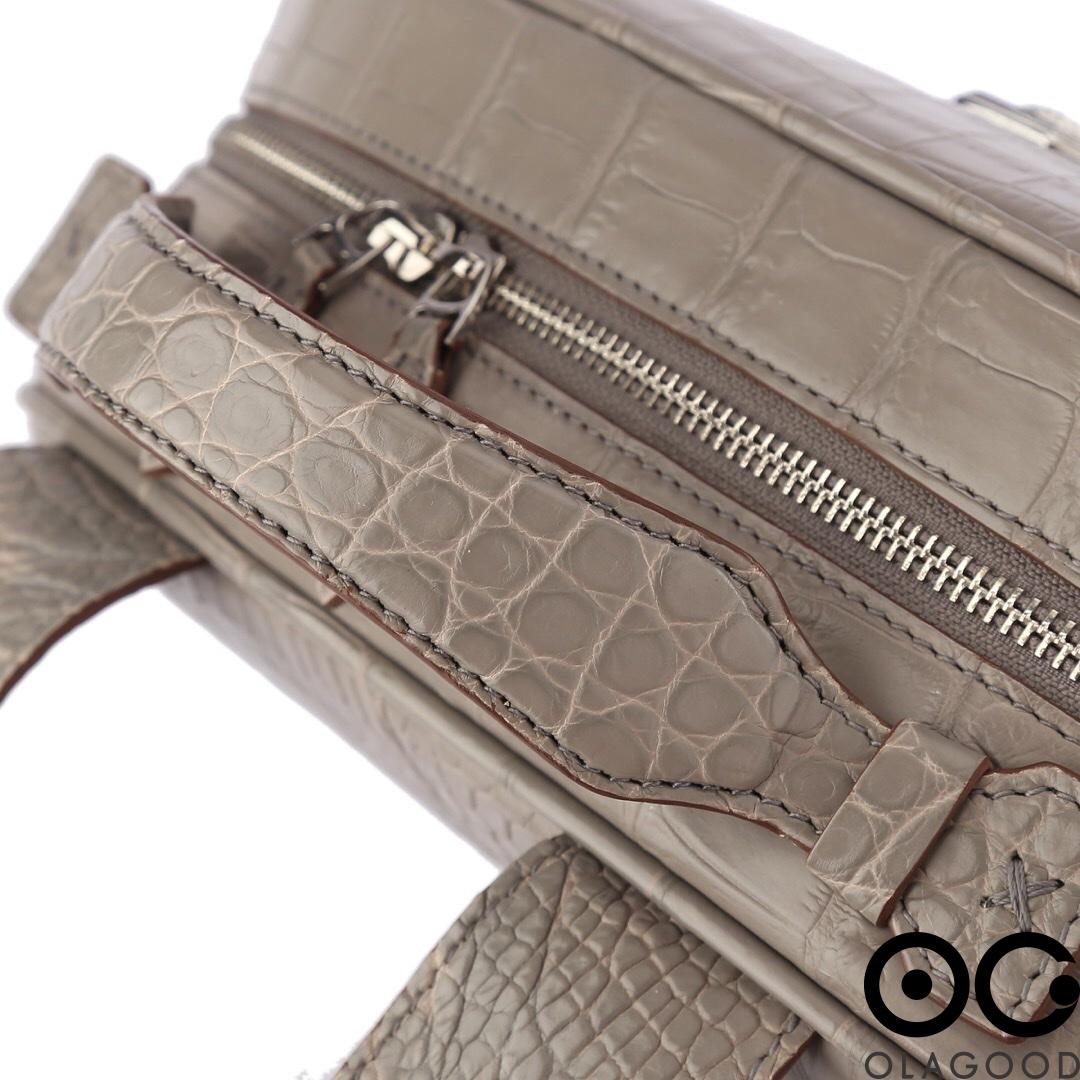 Balo nam da cá sấu nile nhập khẩu - BLN017S - Hình ảnh 6