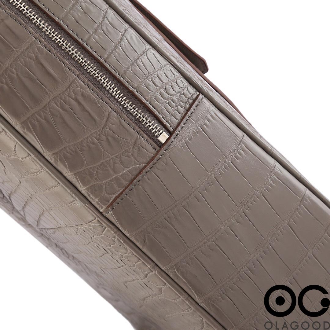 Balo nam da cá sấu nile nhập khẩu - BLN017S - Hình ảnh 7