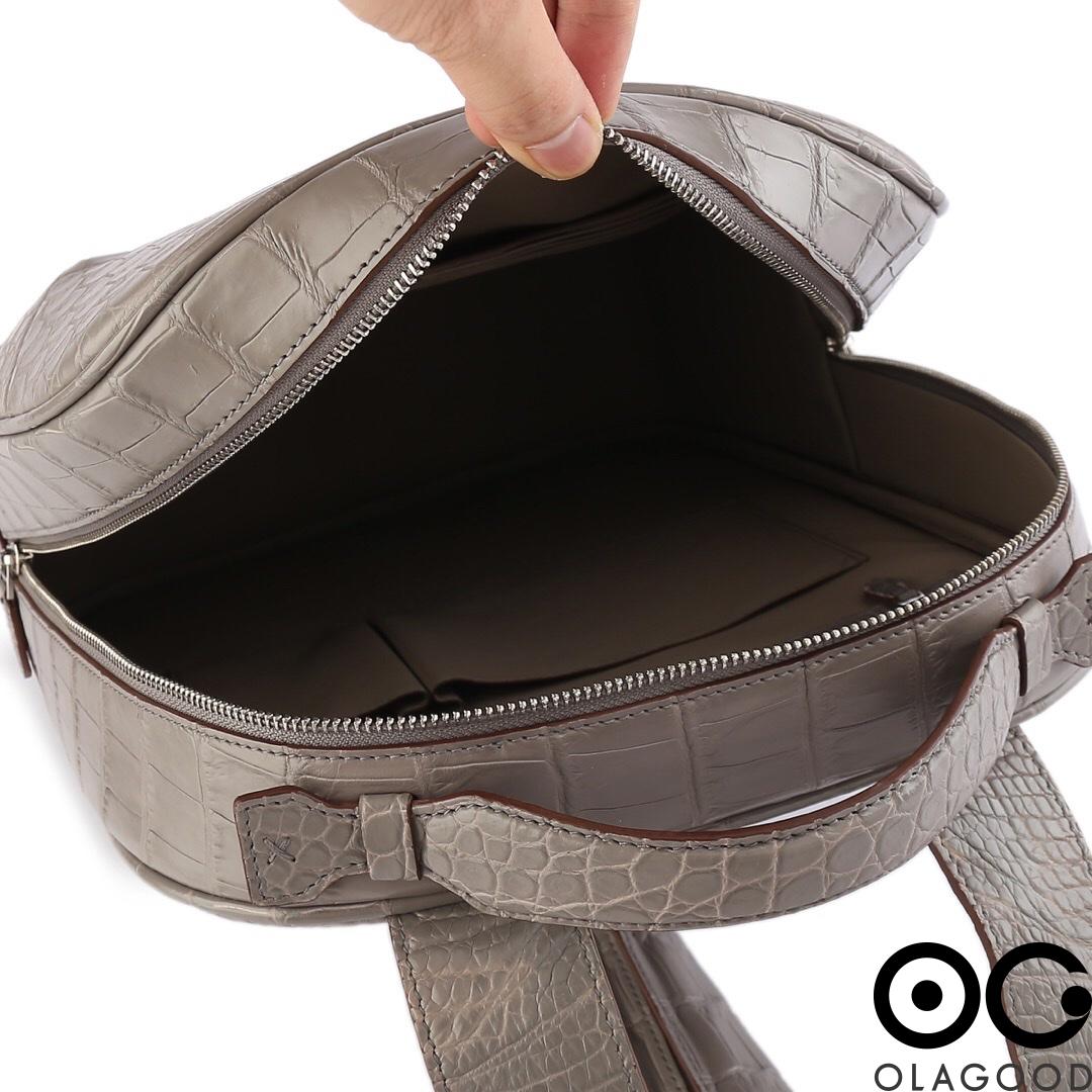 Balo nam da cá sấu nile nhập khẩu - BLN017S - Hình ảnh 10