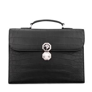 Cặp công sở da cá sấu nile nhập khẩu - CLT0139S