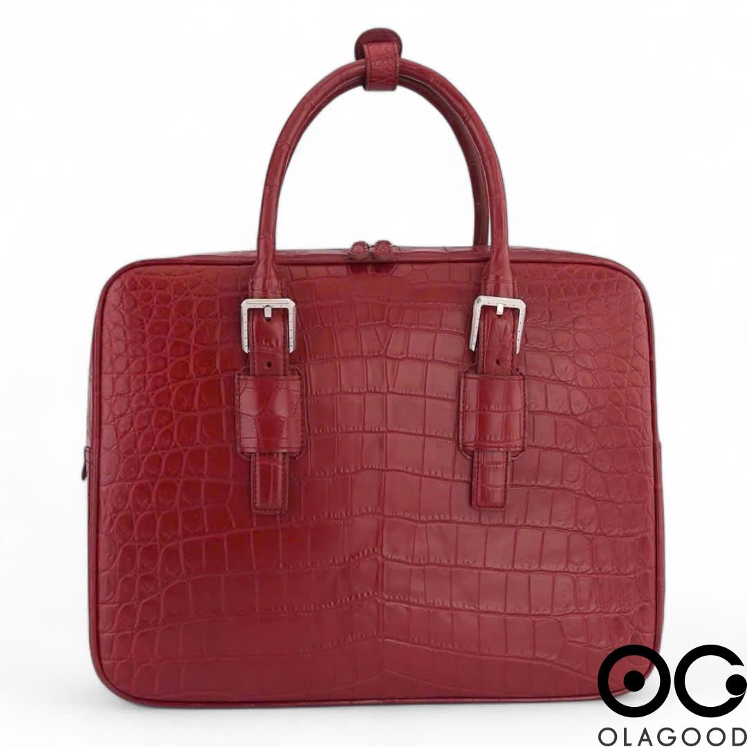 Túi xách công sở da cá sấu nile - CLT0137S - Hình ảnh 12